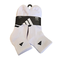 Adidas Men’s Cushioned Clima Cool Ankle Socks – White 6 Pairs
