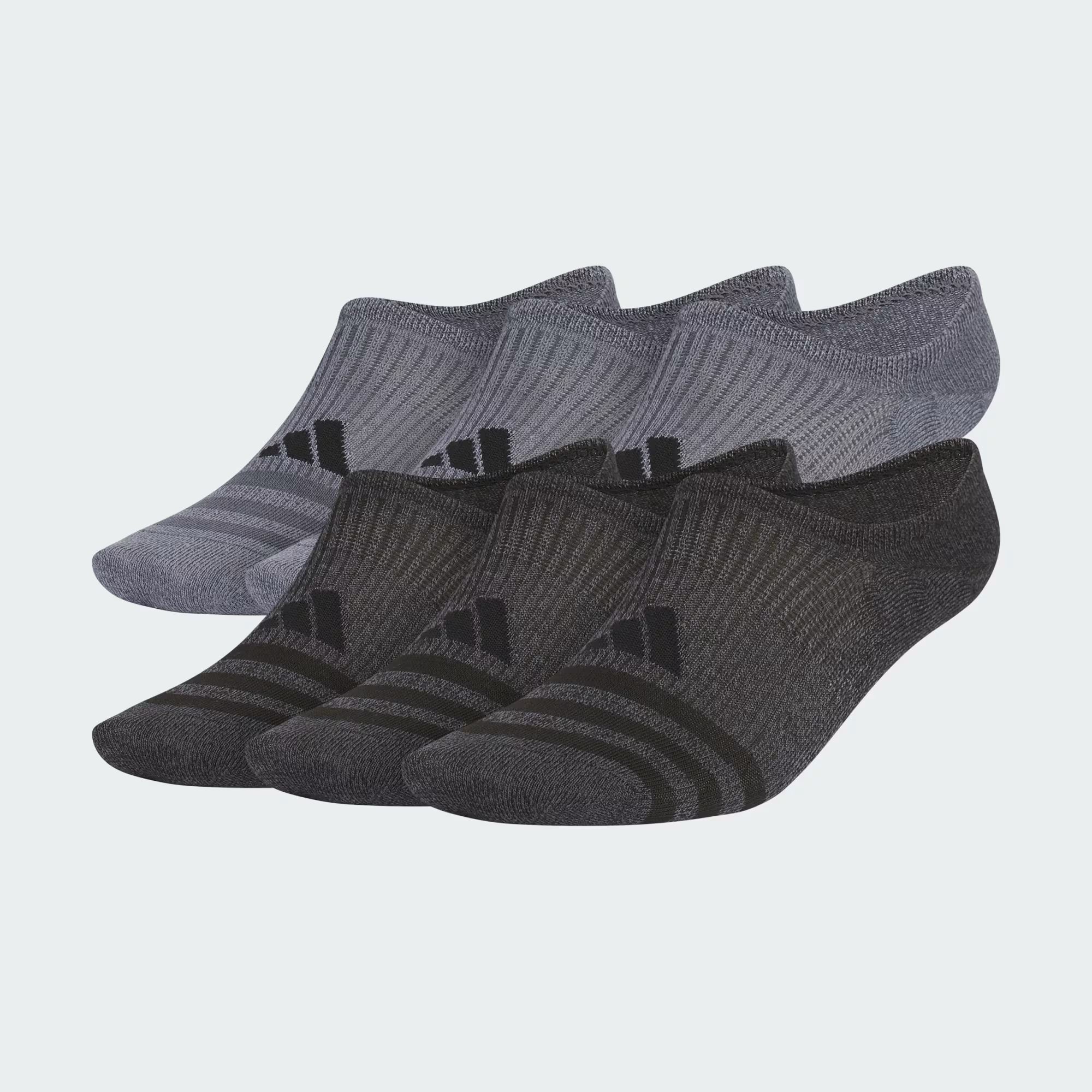 ADIDAS SUPERLITE 3.0 6-PACK SUPER-NO-SHOW SOCKS